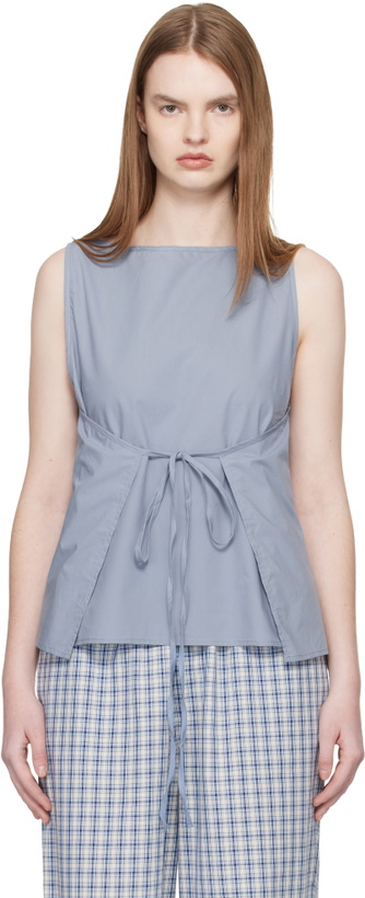 Photo: Baserange Blue Decti Tank Top