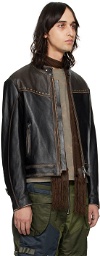 Andersson Bell Black Vintage Leather Jacket