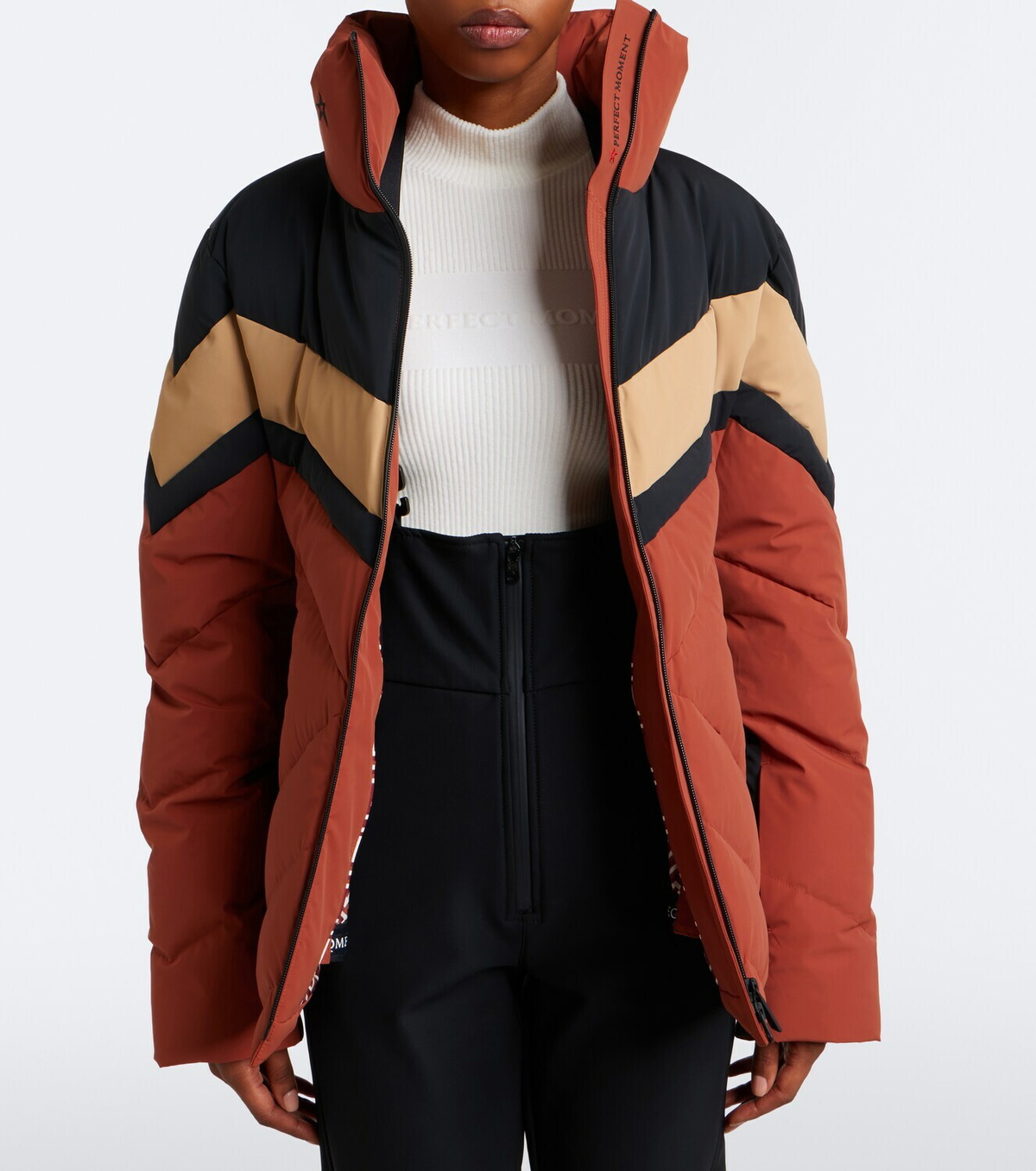 Perfect Moment JG belted down ski jacket