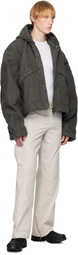 HELIOT EMIL Gray Parametrical Worker Jacket