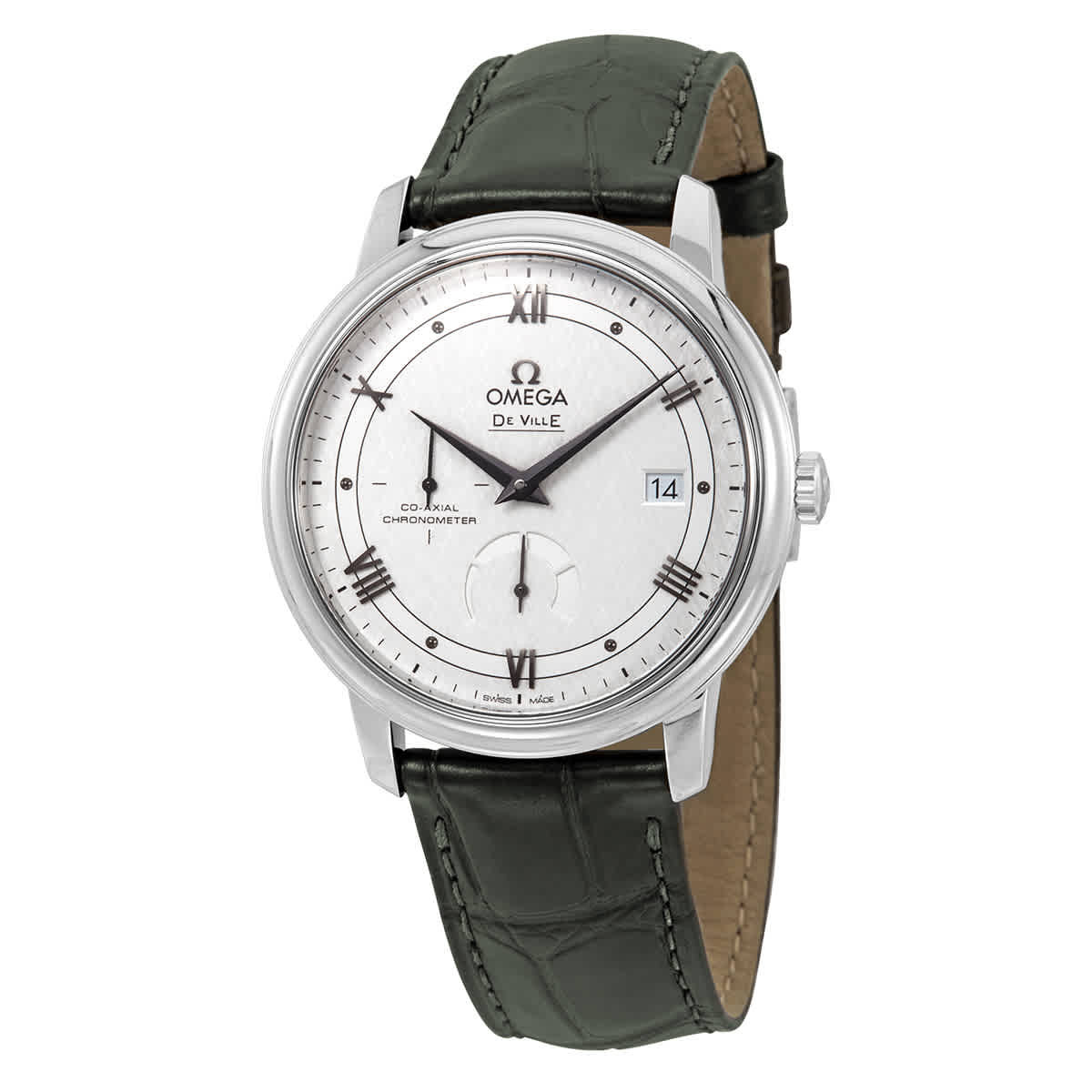 Omega De Ville Prestige Silver Dial Mens Watch 424.13.40.21.02.004