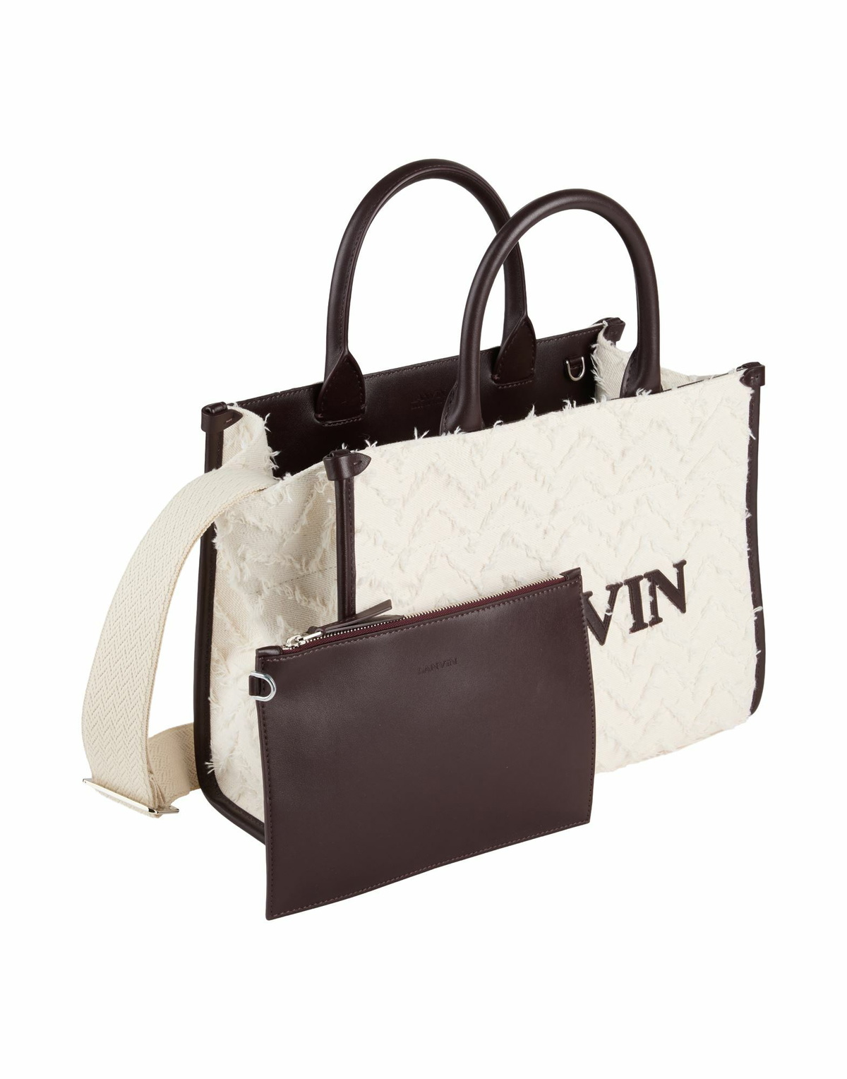Lanvin Womens Handbag Cream