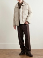 Loro Piana - Flavio Quilted Suede Jacket - Neutrals