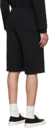 Maison Kitsuné Black Cotton Shorts