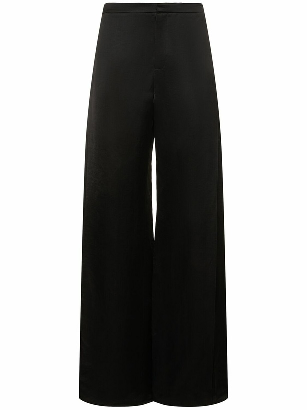 Photo: RALPH LAUREN COLLECTION Linen Blend Split Wide Pants