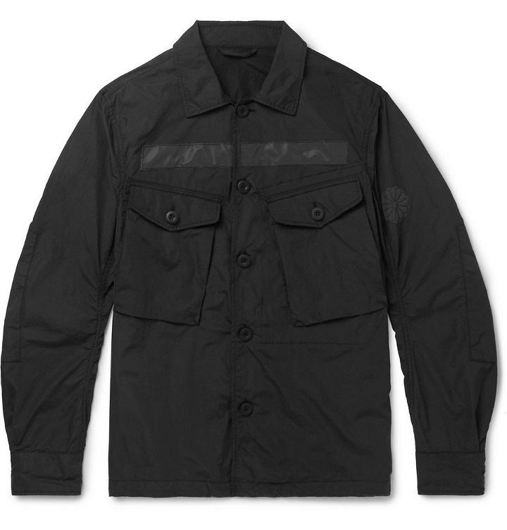 Photo: Ten C - Reflective-Trimmed Nylon Shirt Jacket - Black