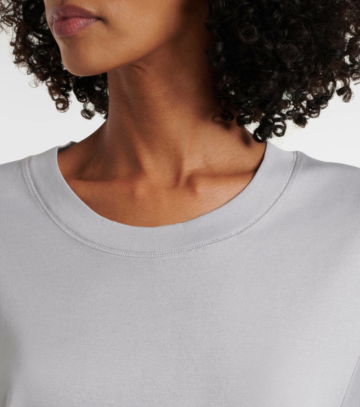 Lemaire Belted cotton jersey maxi dress