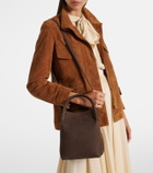 Loro Piana Bale Small leather bucket bag
