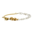 Bless Gold and Silver Materialmix Bracelet