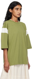 YMC Green & White Skate T-shirt
