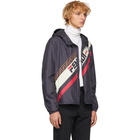 Fendi Navy Fendi Mania Jacket