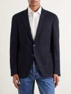 Canali - Kei Wool-Blend Blazer - Blue