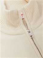 ORLEBAR BROWN - Lennard Cashmere Half-Zip Sweater - White