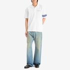 Palmes Men's Global Pique Polo Shirt in White