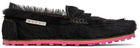 Marni Black Calf-Hair Loafers