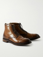 Officine Creative - Temple Burnished-Leather Boots - Brown