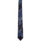 Burberry Navy Striped TB Manston Tie