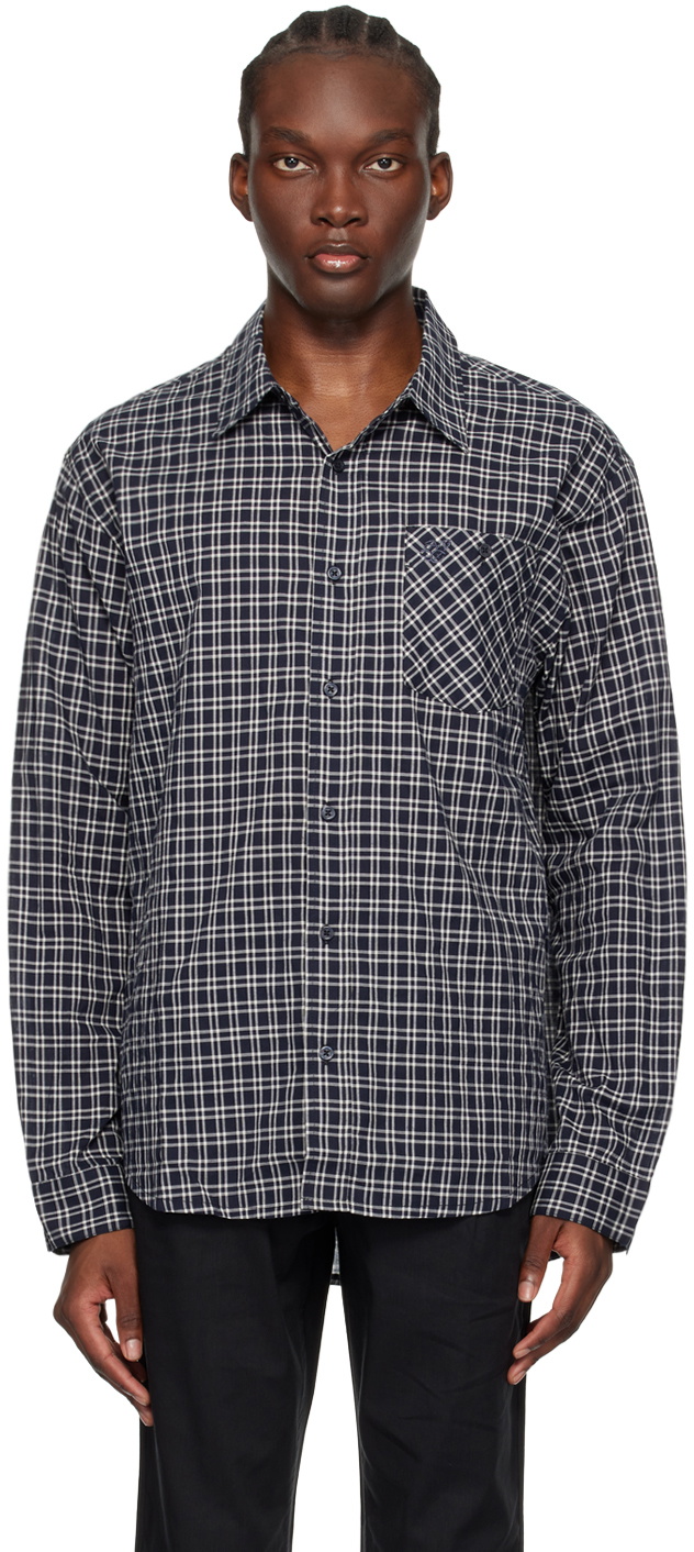 Saturdays NYC Navy Luis Shirt