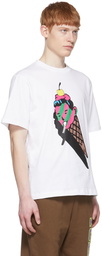 ICECREAM White Cotton T-Shirt