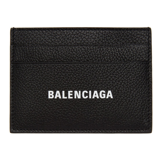 Photo: Balenciaga Black Leather Cash Card Holder