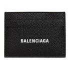 Balenciaga Black Leather Cash Card Holder