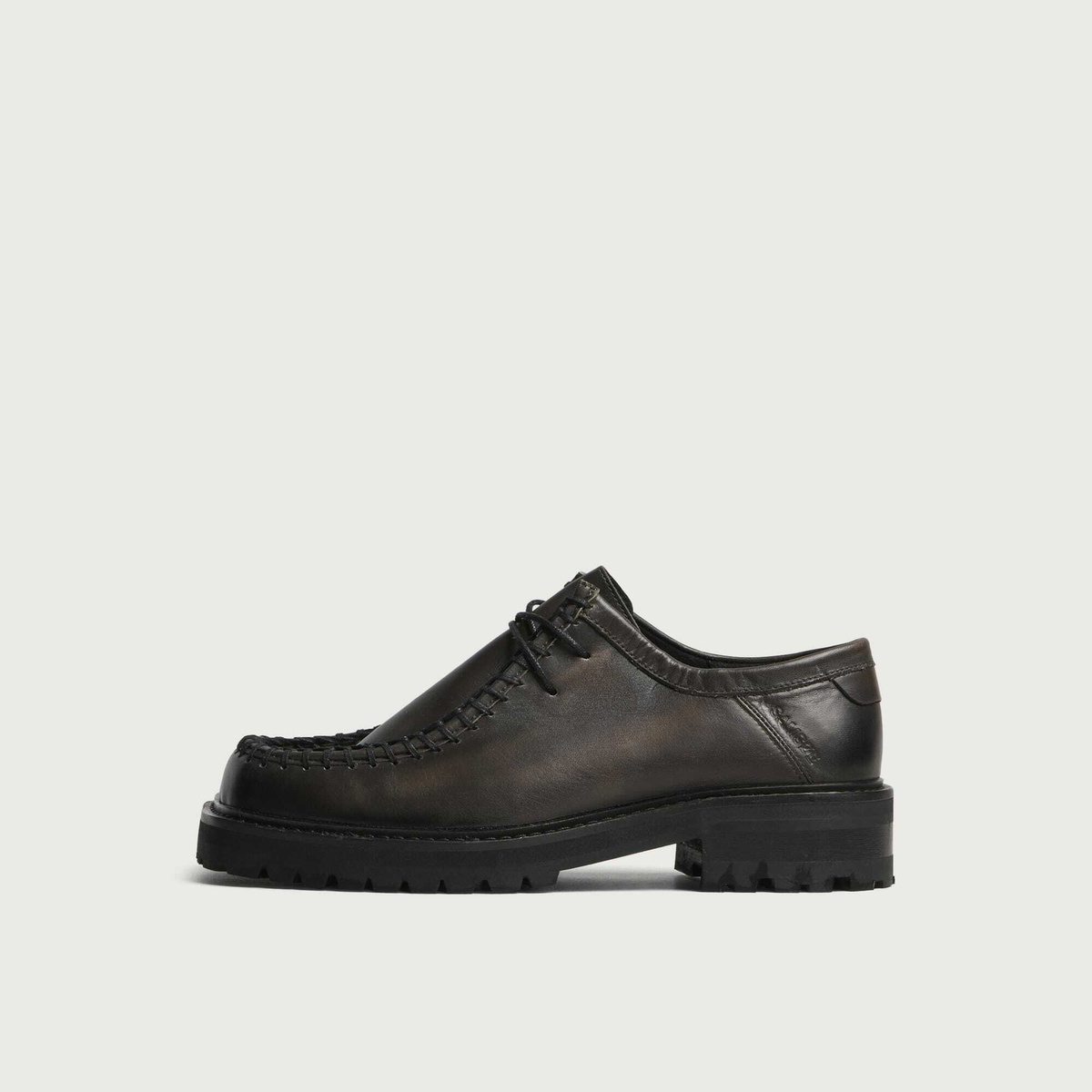 END. x Samsøe Samsøe Men's Sadundee Derby in Black Olive