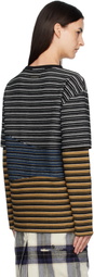 Andersson Bell Multicolor Stripe Layered T-shirt