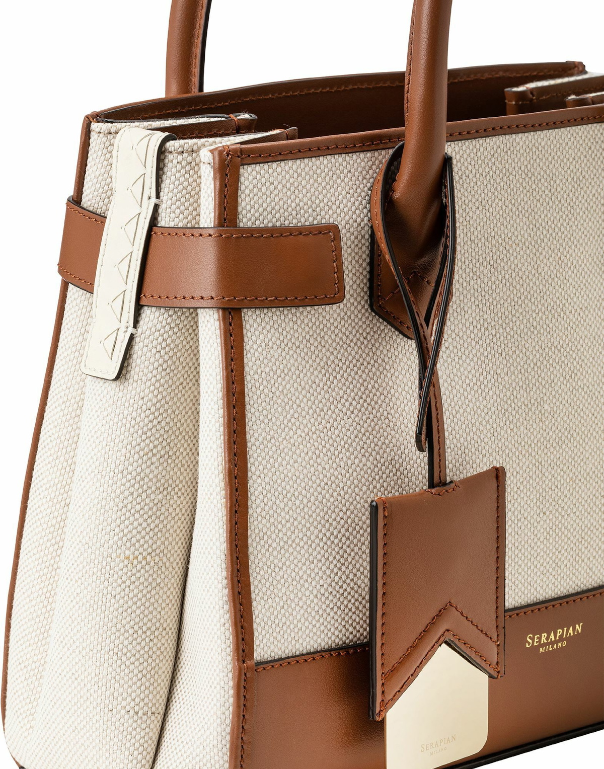 Serapian Womens Handbag Ivory