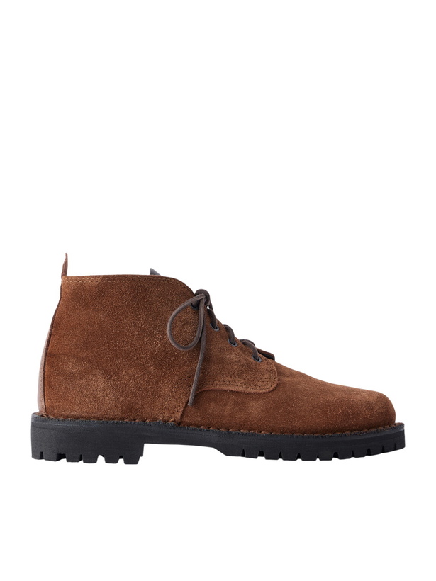 Photo: Yuketen - Farmers Suede Chukka Boots - Brown