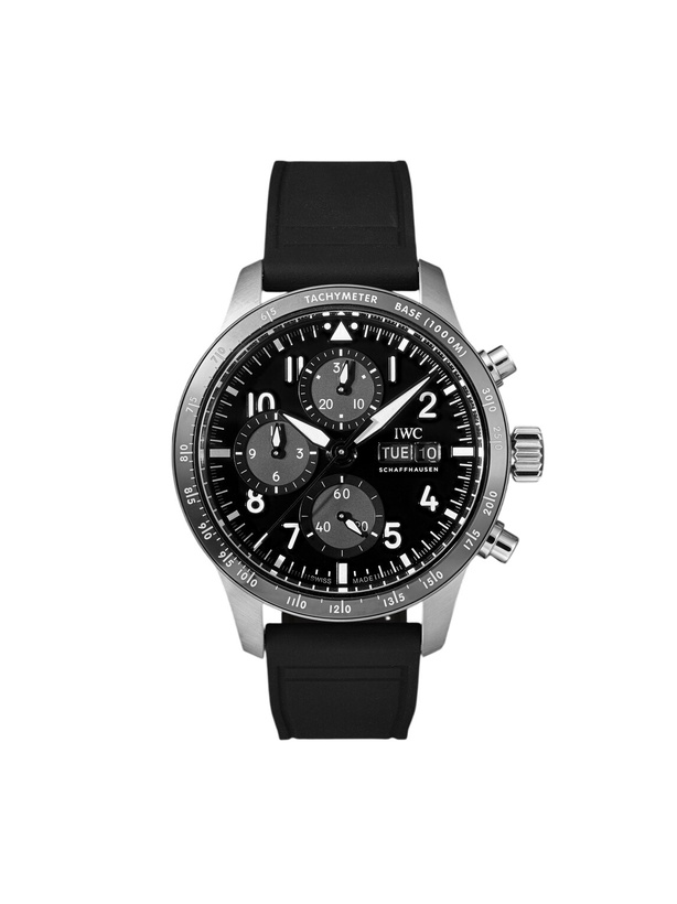 Photo: IWC Schaffhausen - Pilot's Watch Automatic Chronograph AMG 42.5mm Titanium and Rubber Watch, Ref. No. IW388305