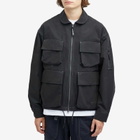and wander C/PE Twill Field Jacket in Black