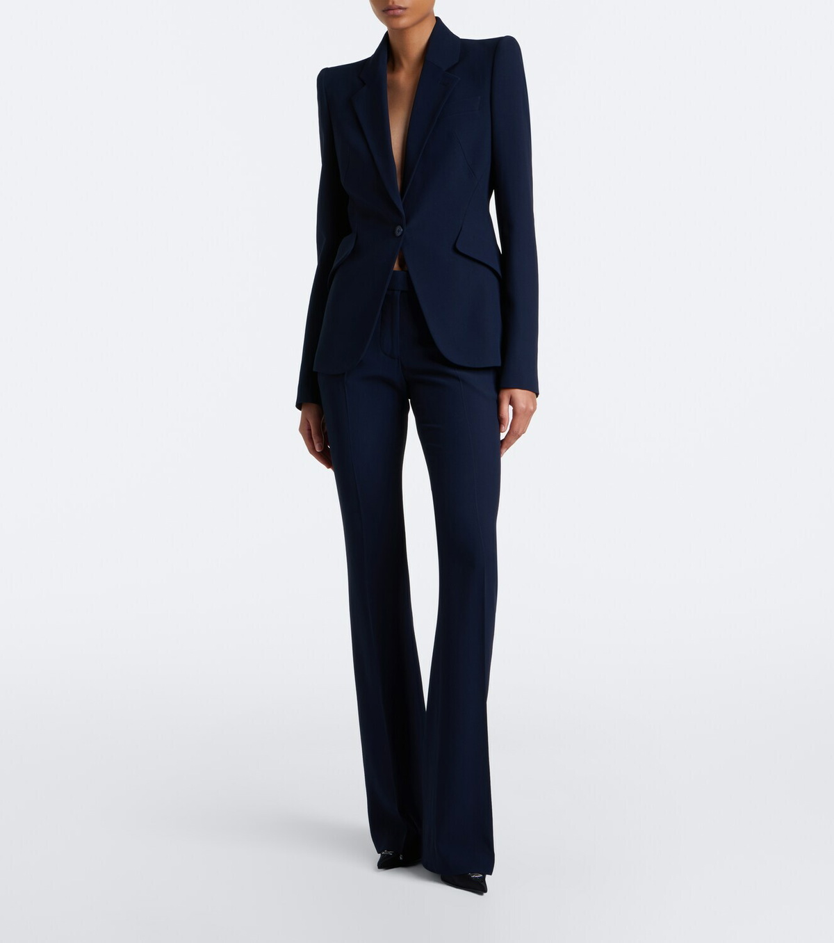 McQueen Crêpe bootcut pants
