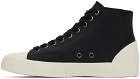 Fred Perry Black Mid Hughes Sneakers