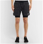 Nike Running - Flex Stride 2-In-1 Dri-FIT Mesh Shorts - Men - Black