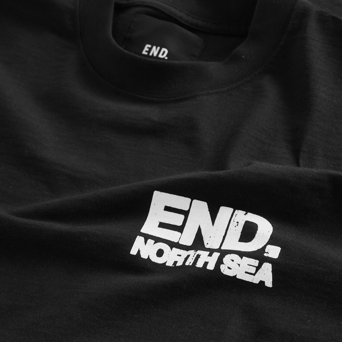 END. Coastal Locals Only Long Sleeve T-Shirt in Black