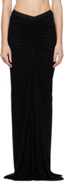 Rick Owens Lilies Black Porterville Poppy Maxi Skirt