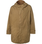 Hartford - Carter Oversized Cotton-Twill Hooded Coat - Men - Beige