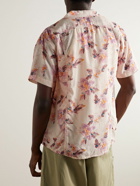 Corridor - Novella Camp-Collar Floral-Print Lyocell Shirt - Neutrals