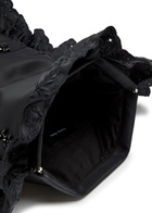Simone Rocha Pillowcase Embroidered Padded Clutch - Black - One Size