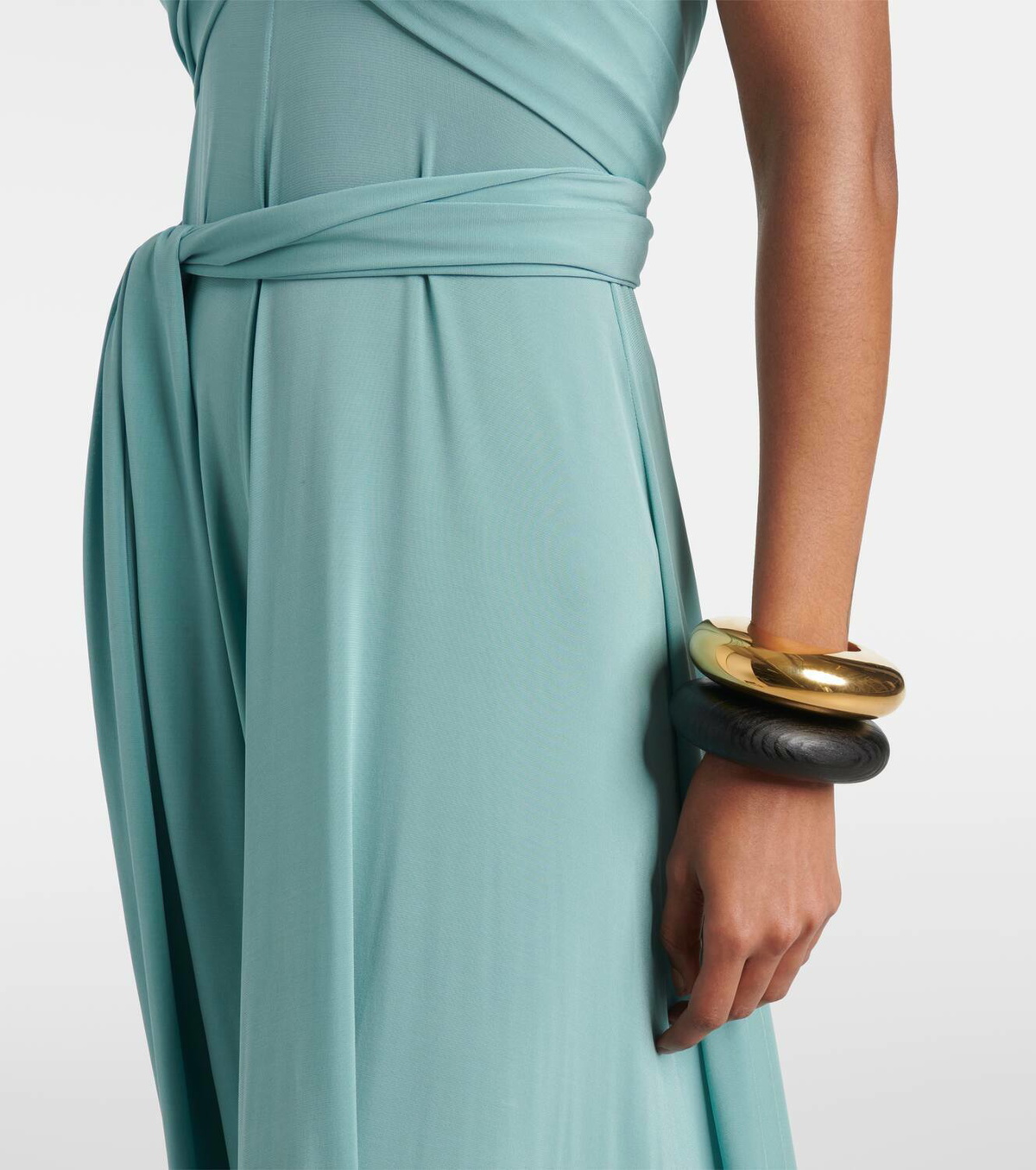 Alaïa Bumper wooden bangle