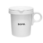 SOPHNET. Men's Enamel Mug in White