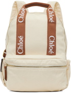 Chloé Baby Off-White Backpack Set