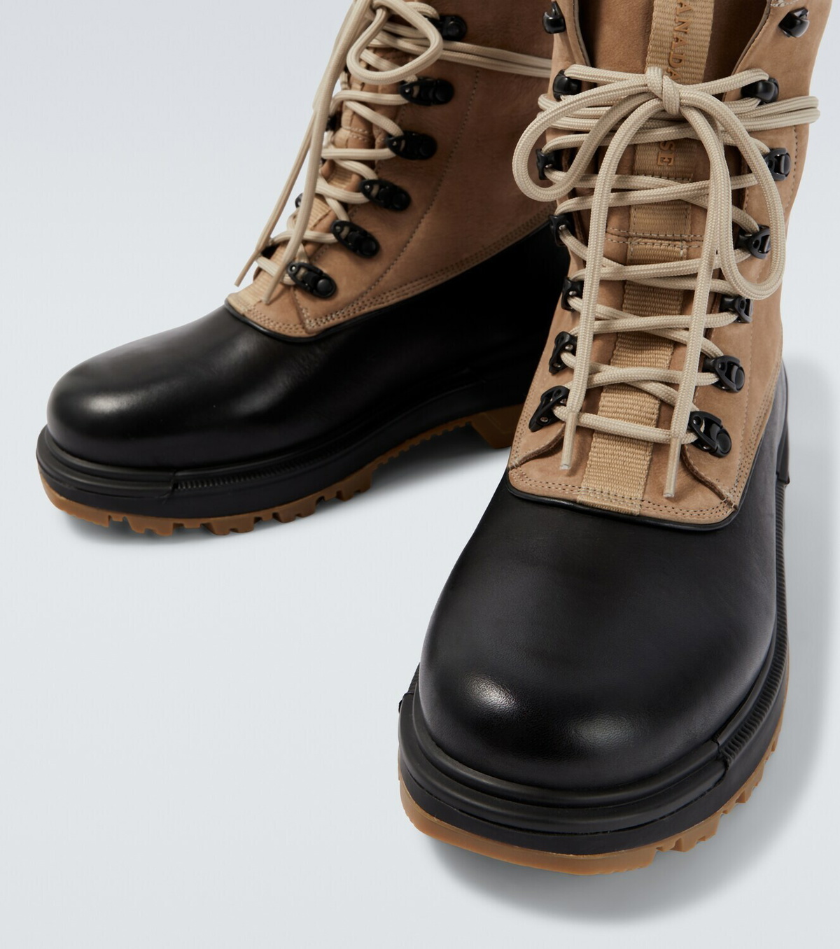 Canada Goose Leo suede and leather ankle boots