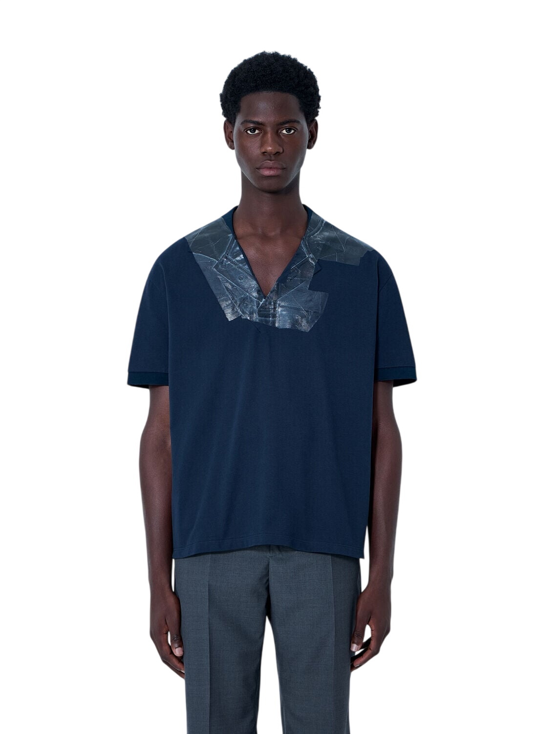 Maison Margiela Blue Button-Up Shirt Maison Margiela