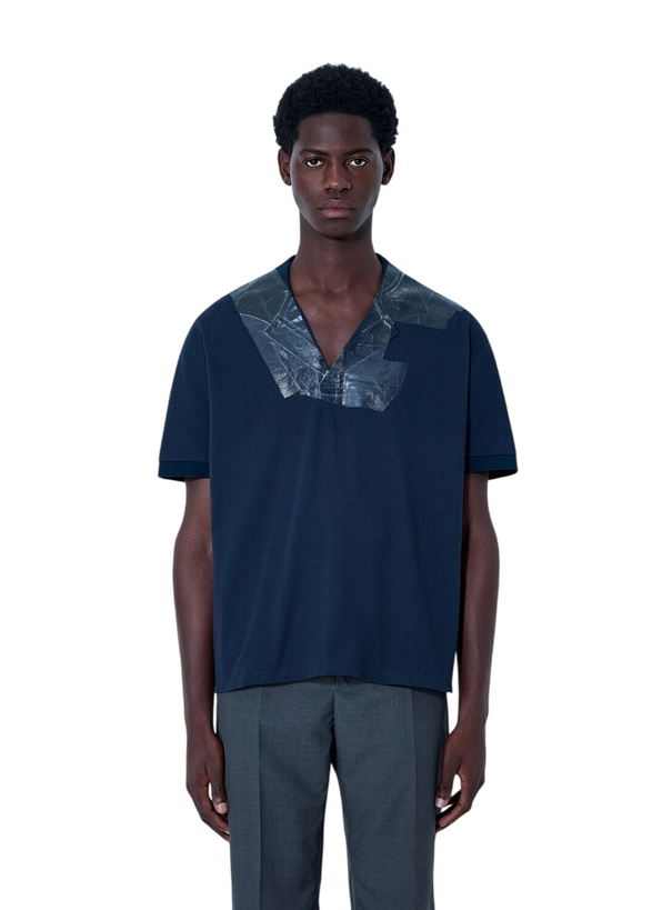 Photo: Maison Margiela V-Neck Panel T-Shirt