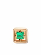 Suzanne Kalan 18K Yellow Gold Emerald Stud Earring