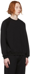 AURALEE Black Smooth Sweatshirt