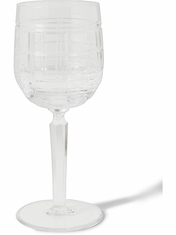 Photo: Ralph Lauren Home - Hudson Plaid White Wine Glass