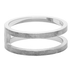 Maison Margiela Silver Decortique Logo Ring