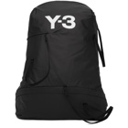 Y-3 Black Logo Bungee Backpack